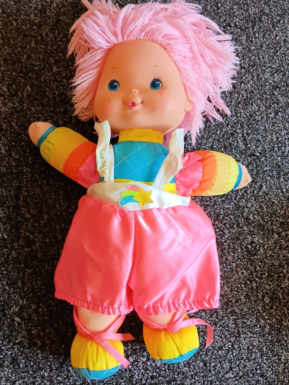 1983 Rainbow Brite, Tickled Pink & Mini Baby Brite Vintage Doll Set, 80s Kids - Picture 4 of 14